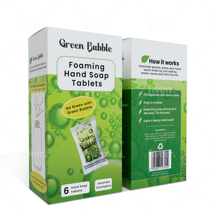 Foam Hand soap Tablet - pack of 6 ( Refill )