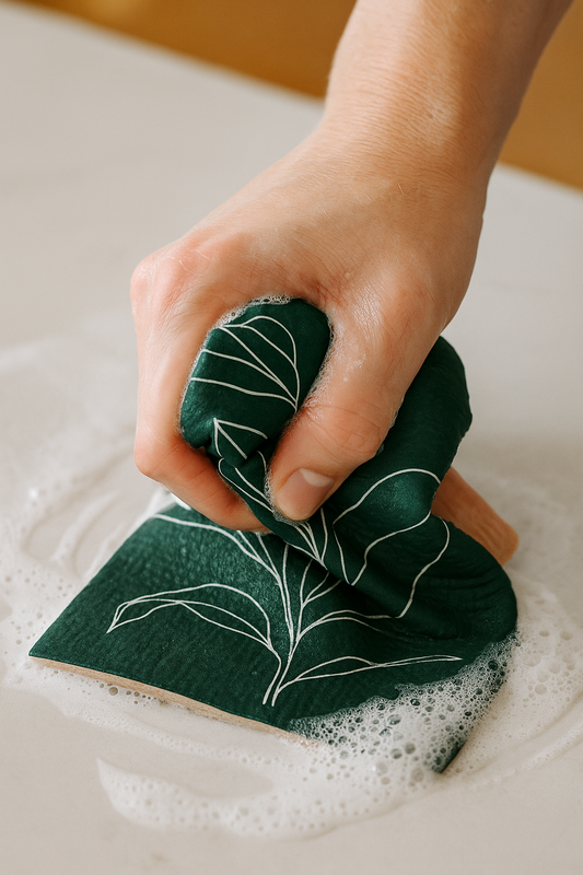 Reusable Swedish Cellulose Sponge Cloths - Everleaf