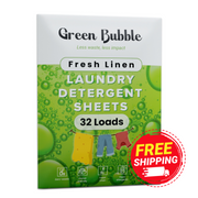 Laundry Detergent Sheet- Fragrance Free- 32 loads