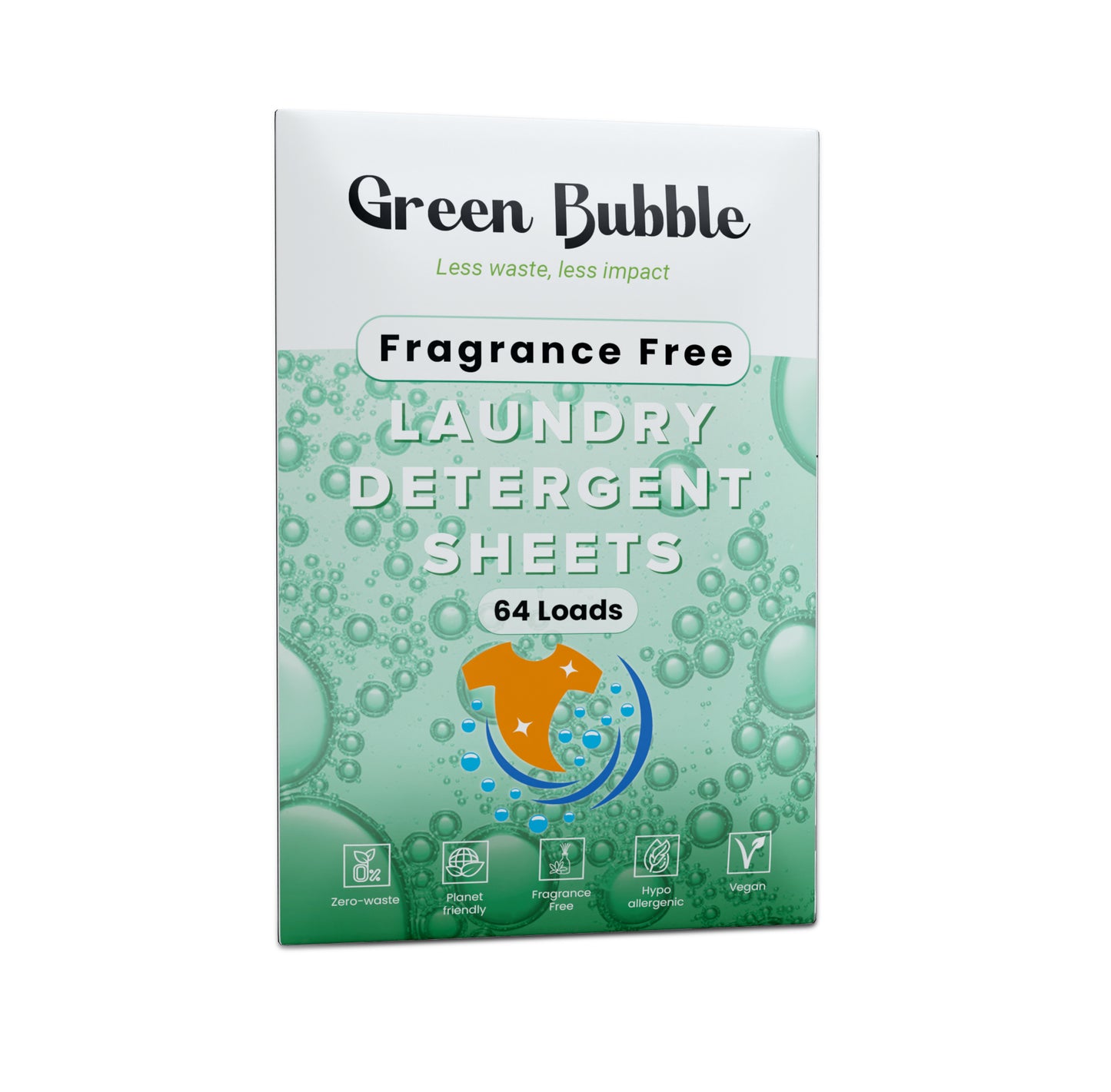 Fragrance Free Laundry Detergent Sheets