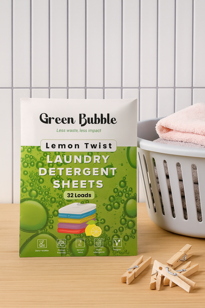 Lemon Twist Laundry Detergent Sheets