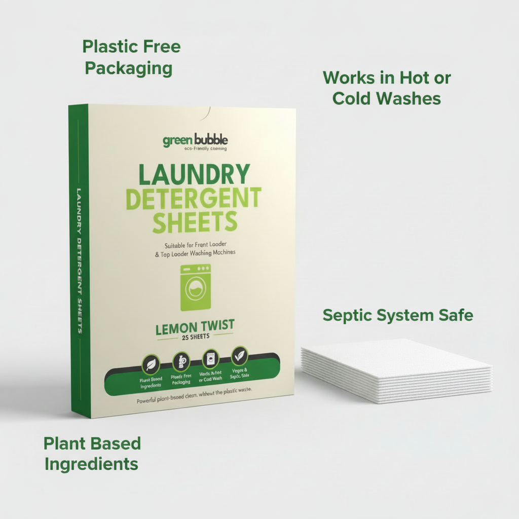 Lemon Twist Laundry Detergent Sheets