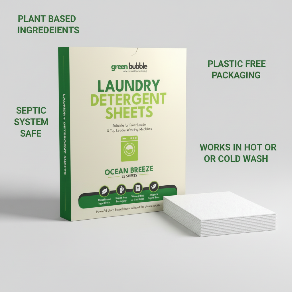Ocean Breeze Laundry Detergent Sheets