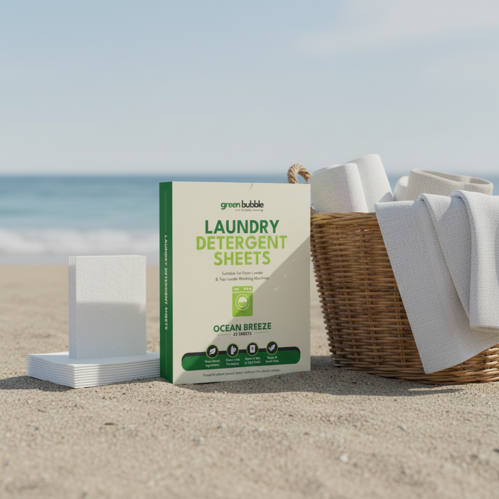 Ocean Breeze Laundry Detergent Sheets