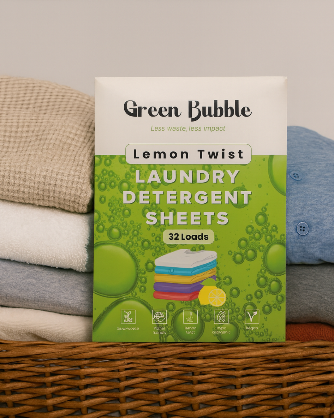 Lemon Twist Laundry Detergent Sheets