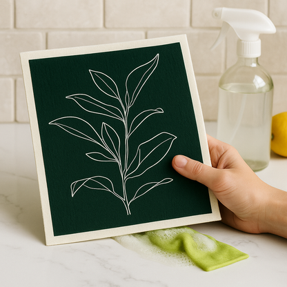 Reusable Swedish Cellulose Sponge Cloths - Everleaf