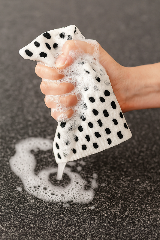 Reusable Swedish Cellulose Sponge Cloths - Ink Dot