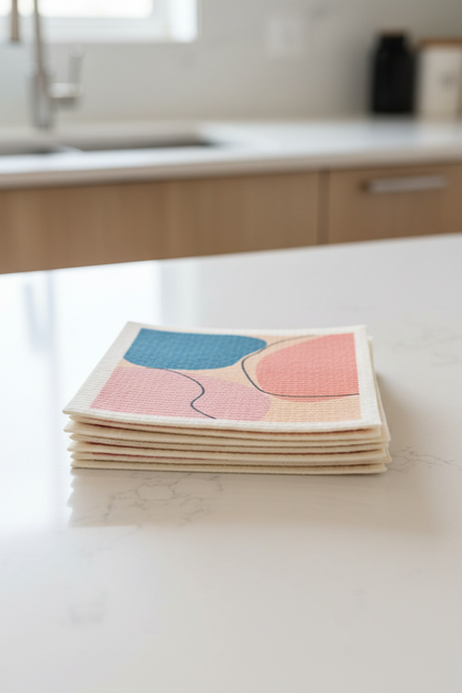 Reusable Swedish Cellulose Sponge Cloths - Pebble Bay