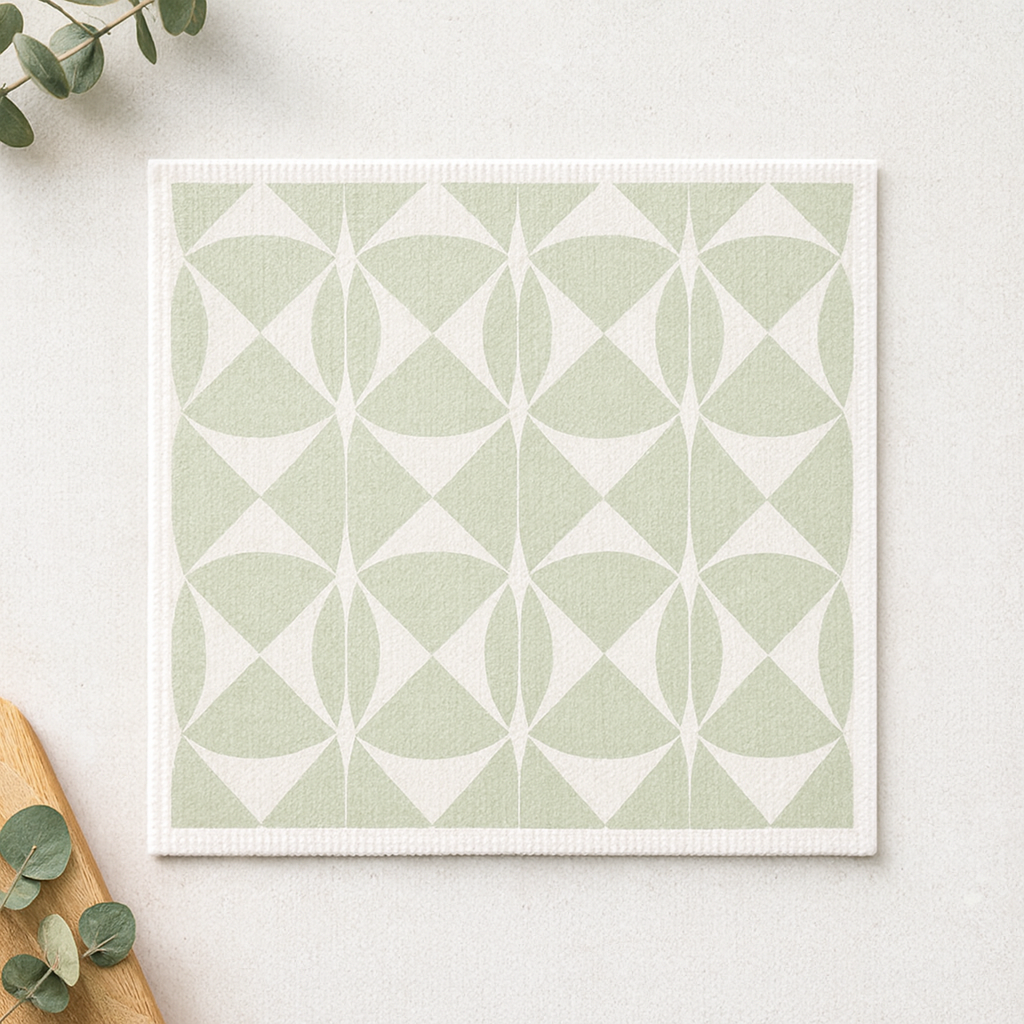 Reusable Swedish Cellulose Sponge Cloths - Sage Bloom