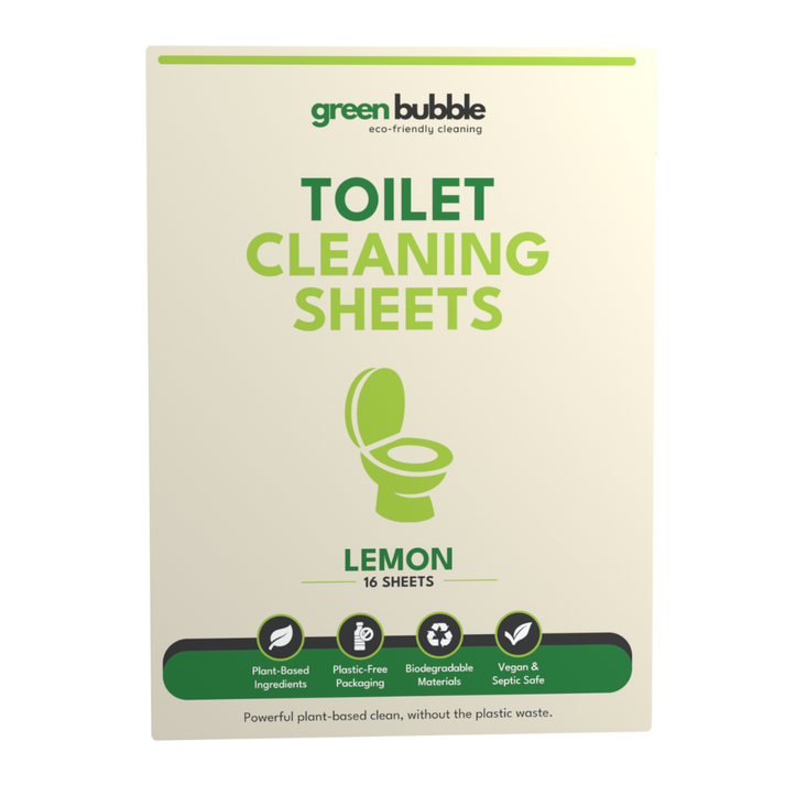 Eco-Friendly Toilet Cleaning Sheets – Green Bubble